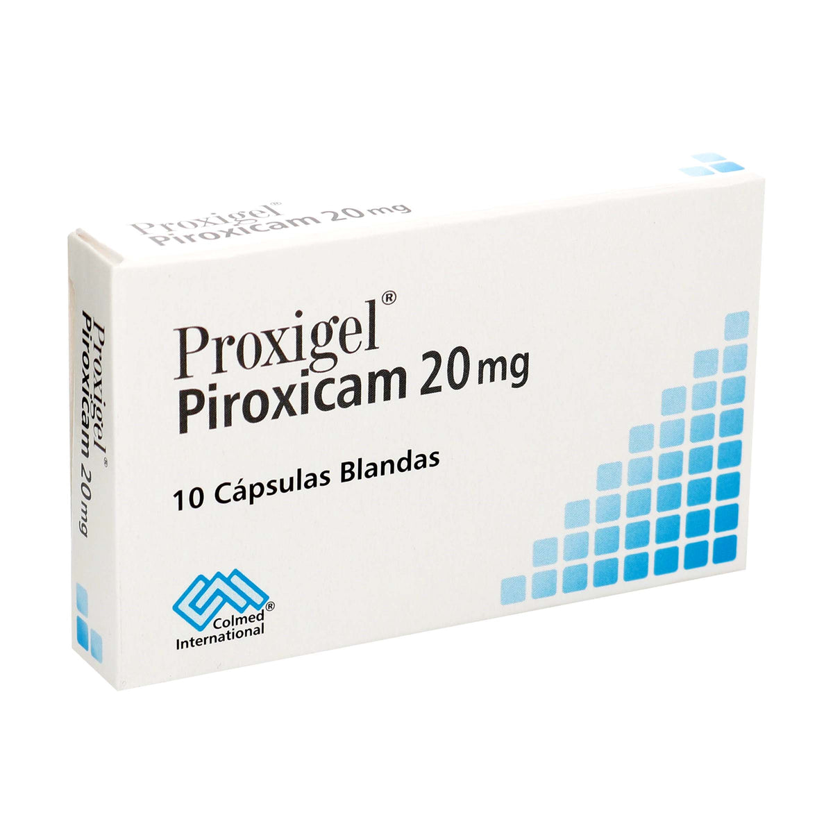 PROXIGEL PIROXICAM 20 MG 10 CAPSULAS - REG. INVIMA 2019M-009048-R2