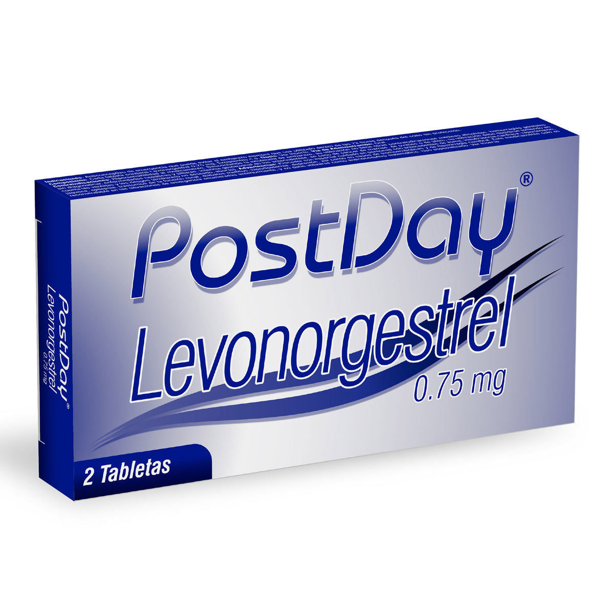 POSTDAY 0.75 MG 2 TABLETAS - VENTA CON FORMULA MEDICA - REG. INVIMA 2020M-0004157-R2
