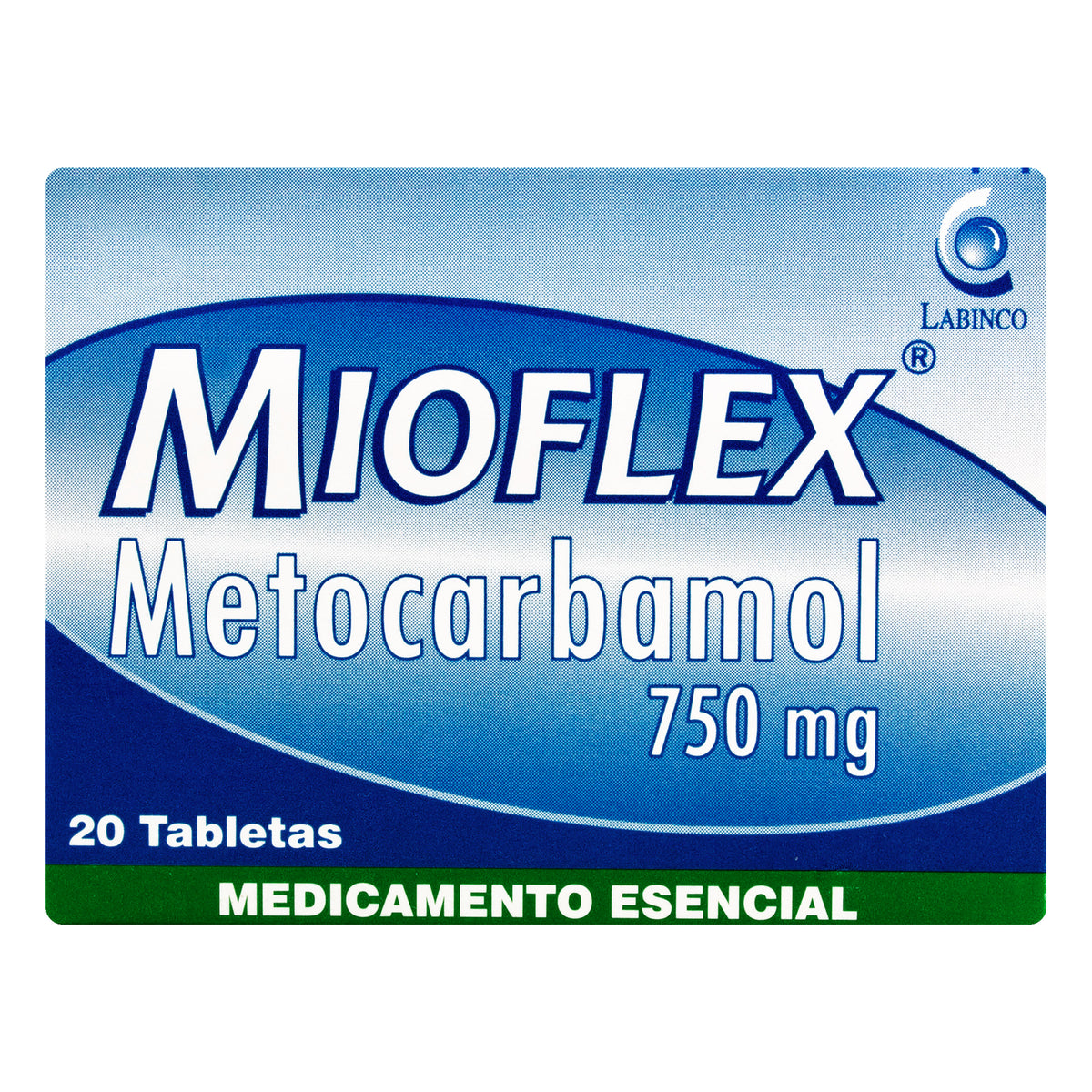 MIOFLEX 750 MG X 20 TABLETAS - METOCARBAMOL