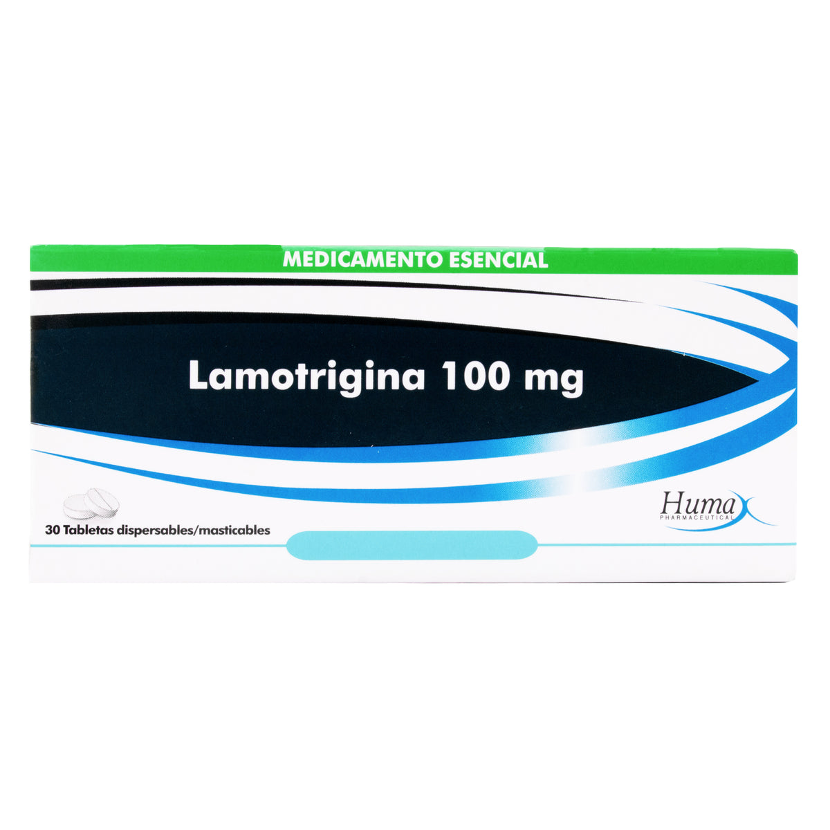 LAMOTRIGINA 100 MG 30 TBS HP - VENTA CON FORMULA MEDICA - REG. INVIMA 2009M-0009334