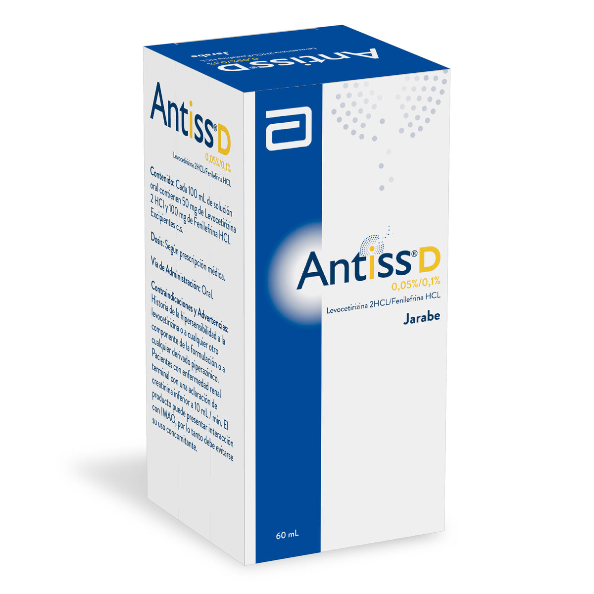 ANTISS D JARABE 60 ML (3%+) (PAE) - VENTA CON FORMULA MEDICA