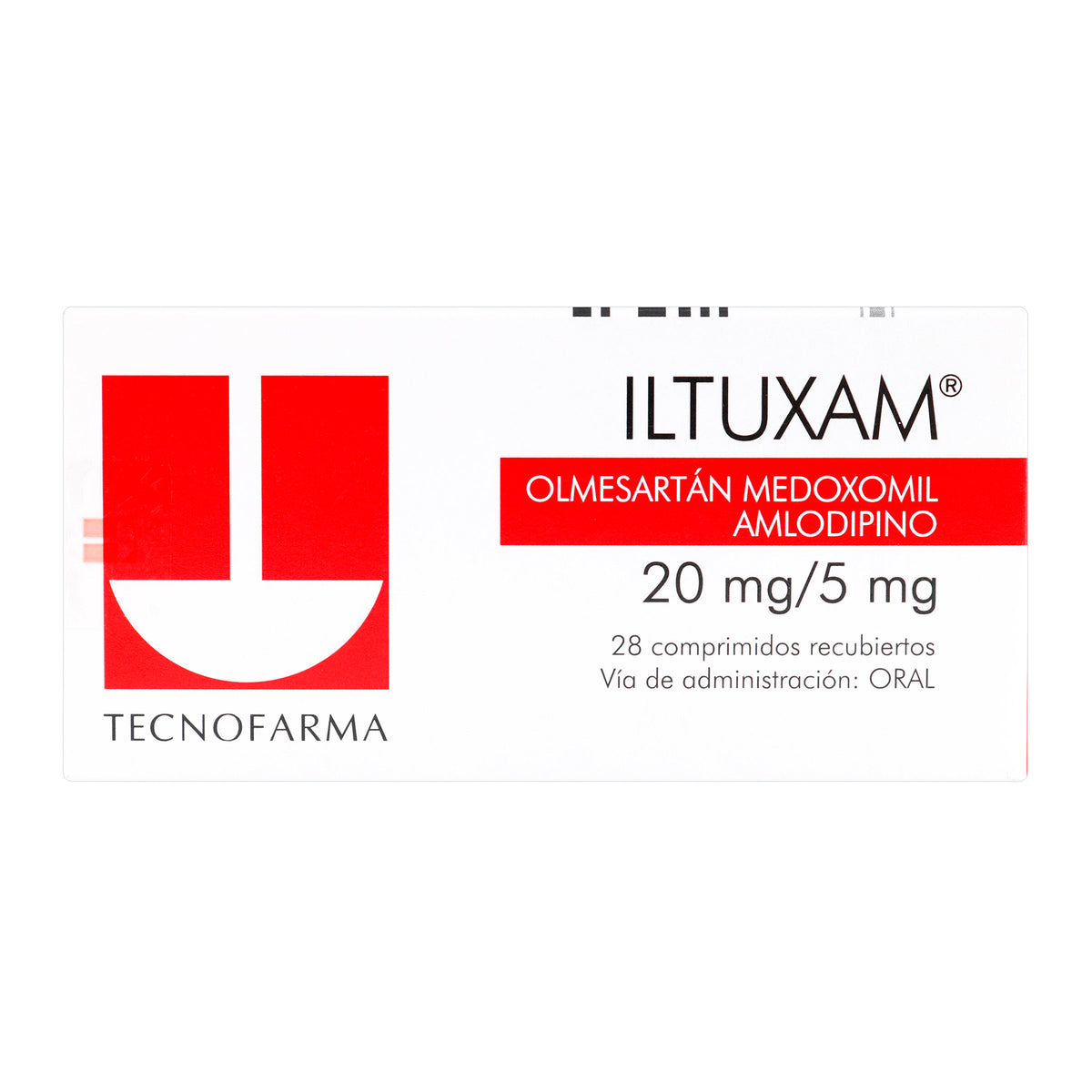 ILTUXAM 20 MG/5 MG 28 TABLETAS - VENTA CON FORMULA MEDICA