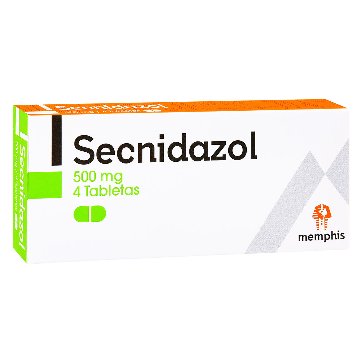 SECNIDAZOL 500 MG 4 TABLETAS MP
