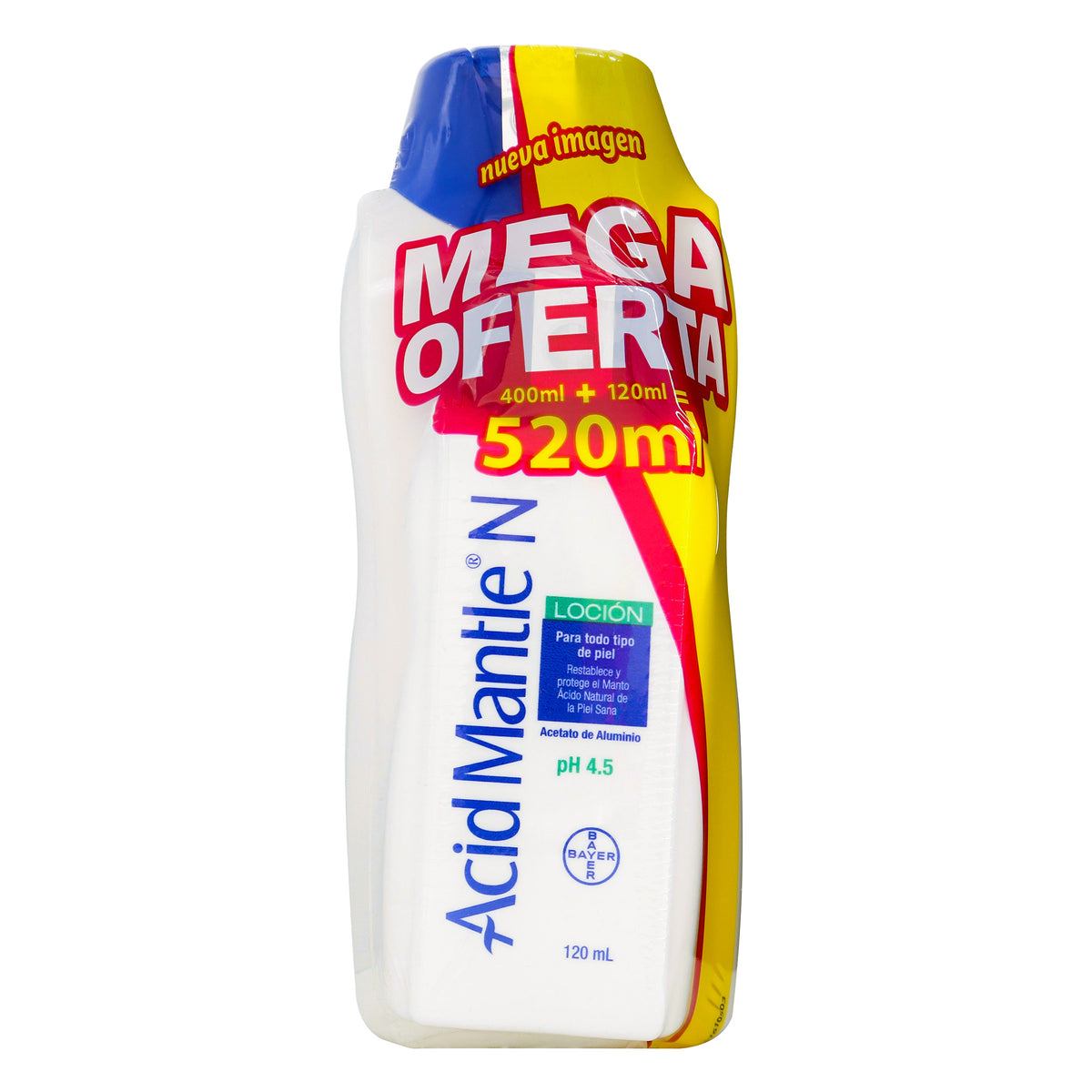 ACID MANT.N LOCI.400 ML+ACID M.120ML.M.O - VENTA CON FORMULA MEDICA - REG. INVIMA 2009M-0010112