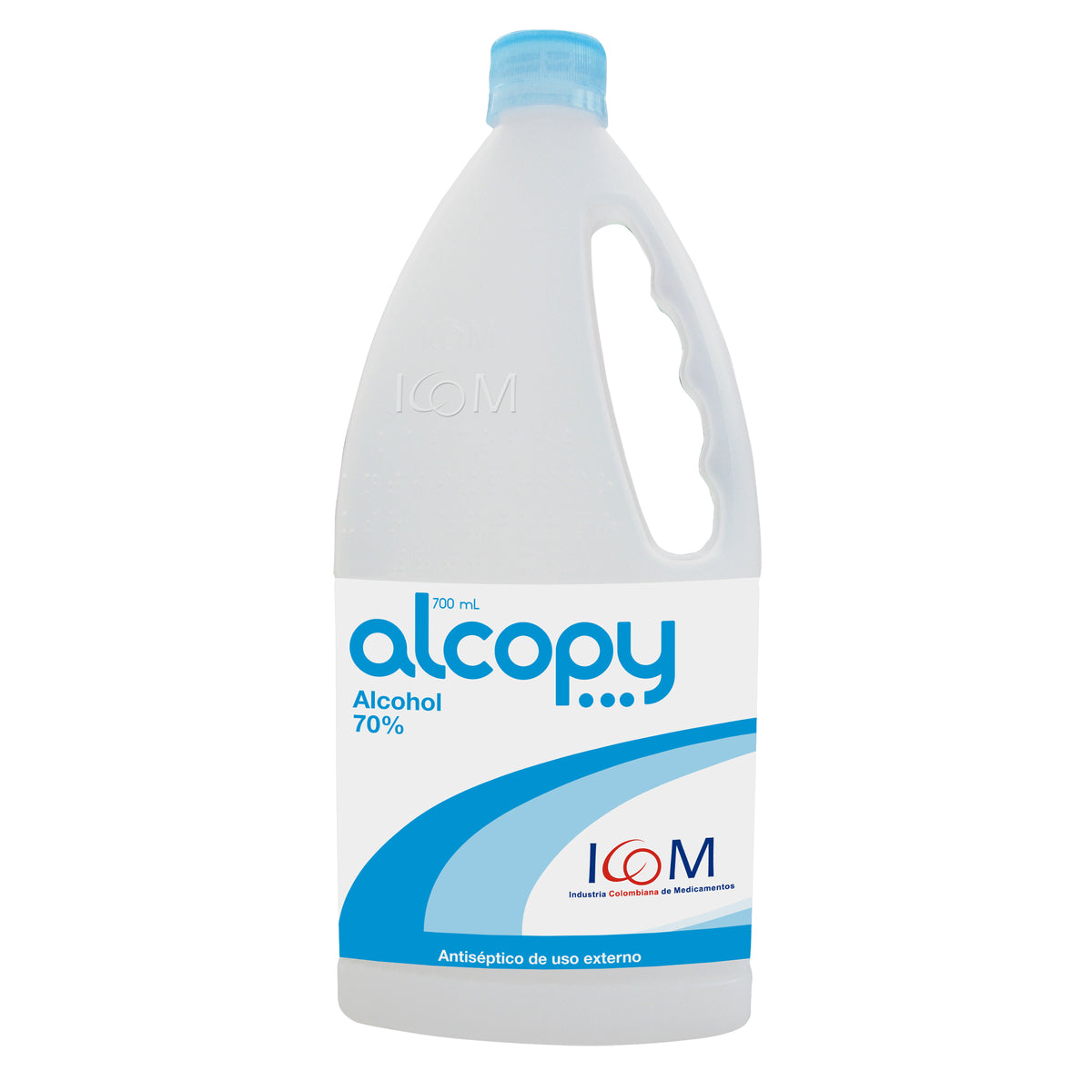 ALCOHOL ANTISEP. ALCOPY 700 ML UNIDAD - VENTA CON FORMULA MEDICA - REG. INVIMA 2020M-0007798-R1