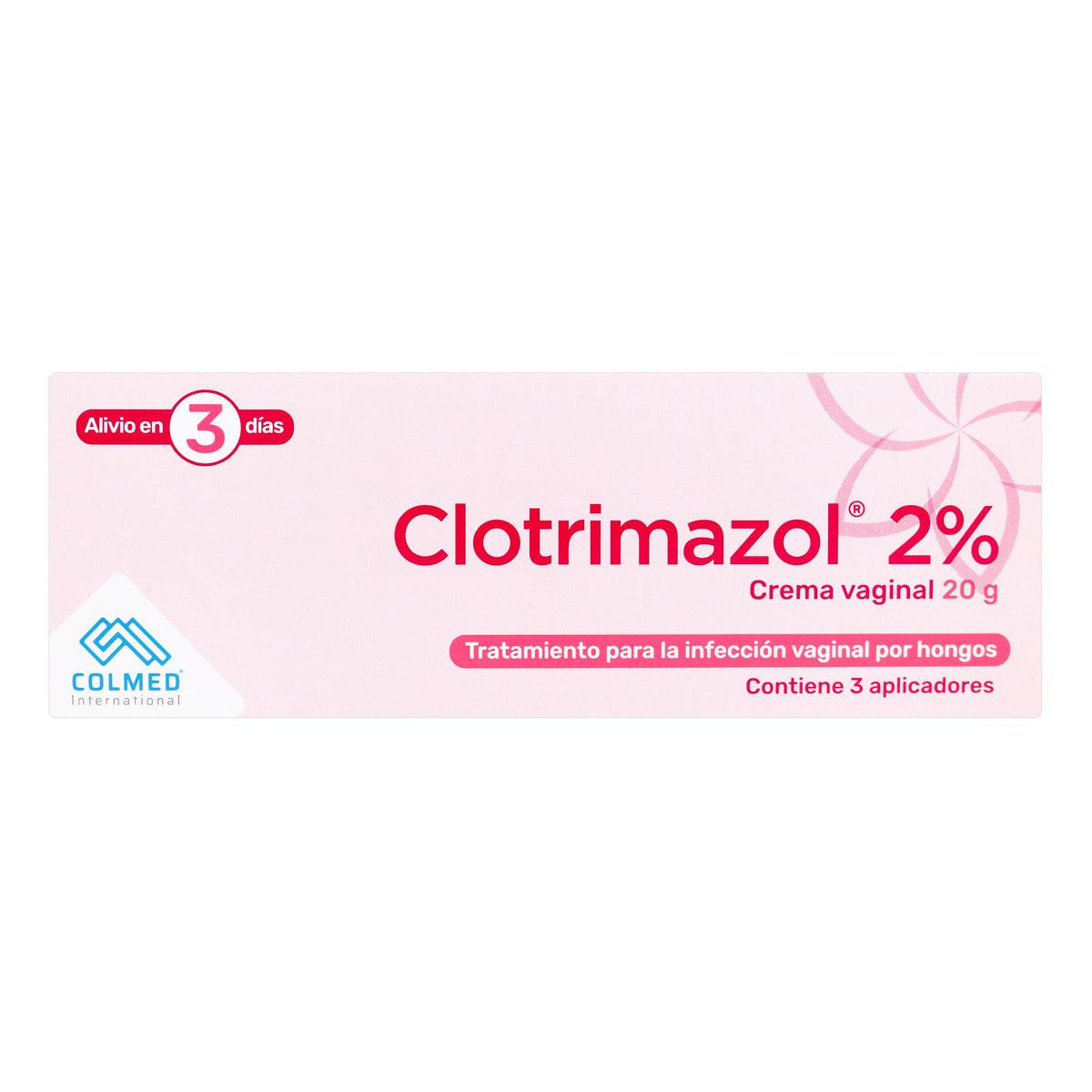 CLOTRIMAZOL 2% CREMA VAGINAL 20 GR PC - VENTA CON FORMULA MEDICA - REG. INVIMA 2018M-18172