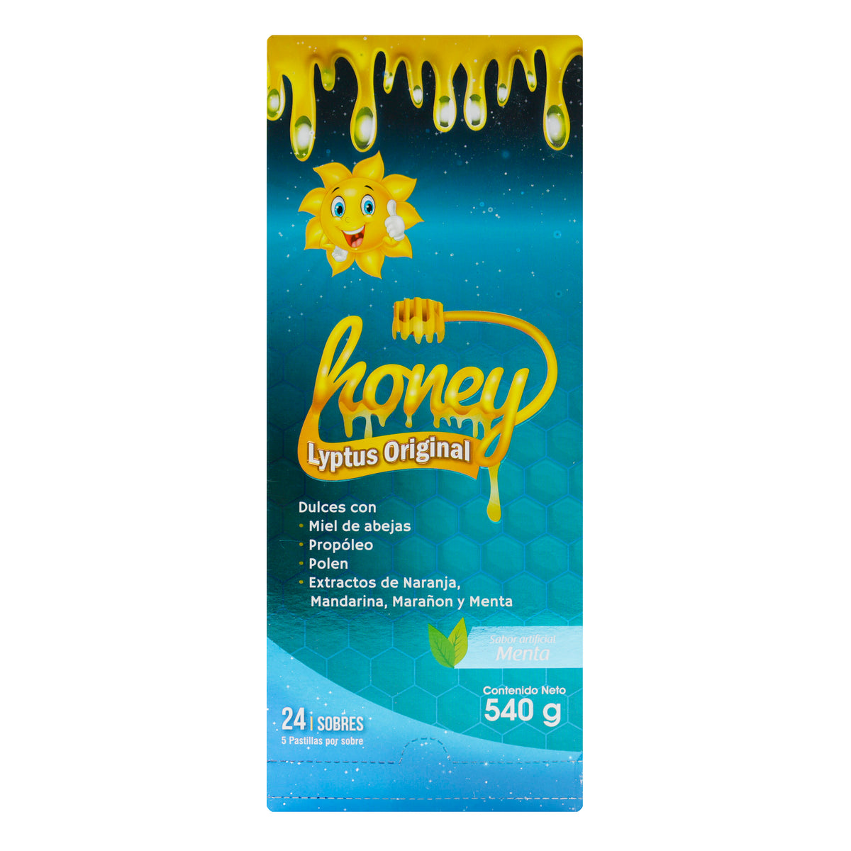 HONEY LYPTUS MENTA 24 SBS 540 GR - REG. INVIMA NSA-0010303-2021