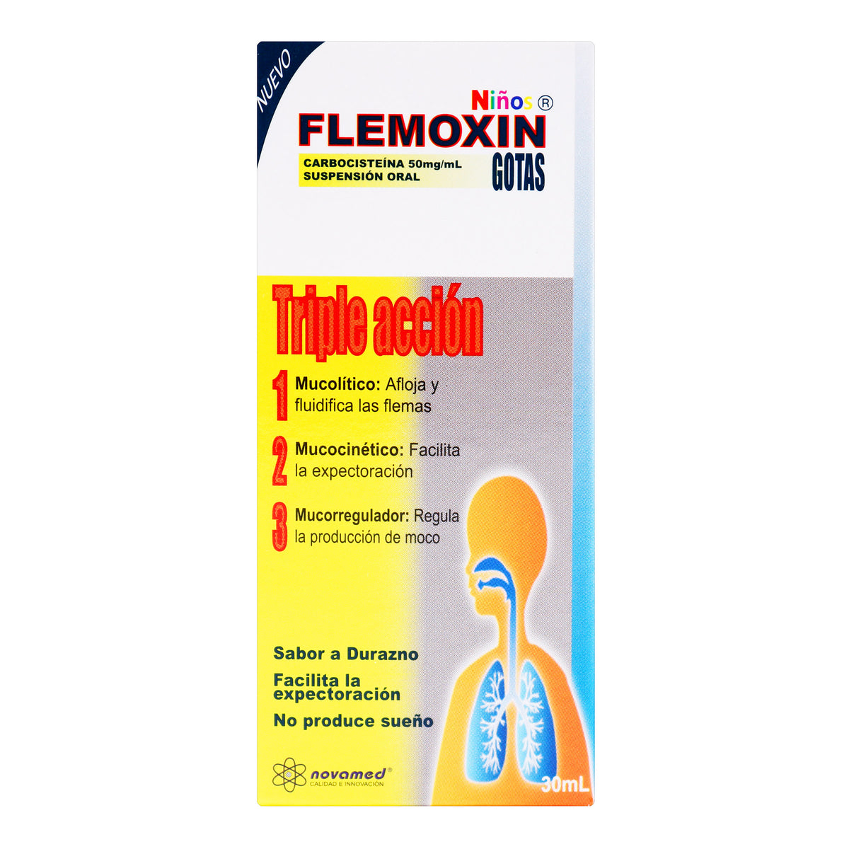 FLEMOXIN NINOS 50MG/ML 30 ML - REG. INVIMA 2019M-0018872