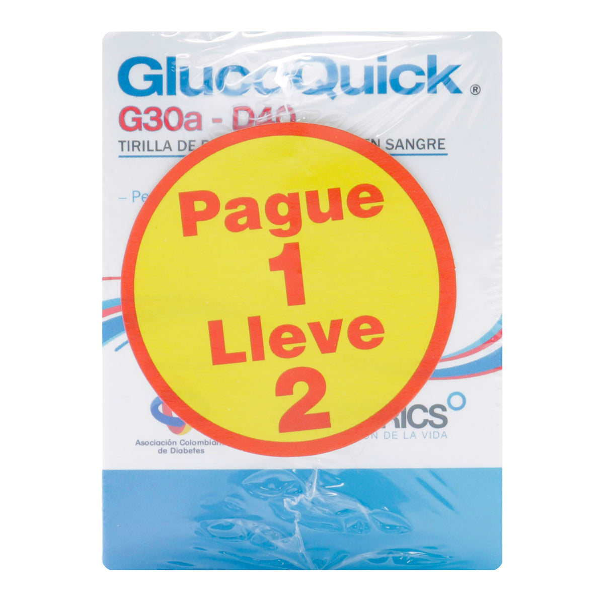 TIRAS REACT.GLUCOQUIC 25UD PAG 1 LLEV 2 - REG. INVIMA 2021RD-0002052-R1