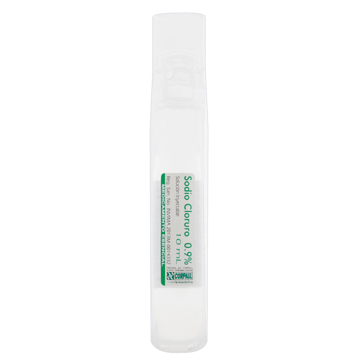 SODIO CLORURO 0.9% 10 ML - REG. INVIMA 2021M-0014332-R1
