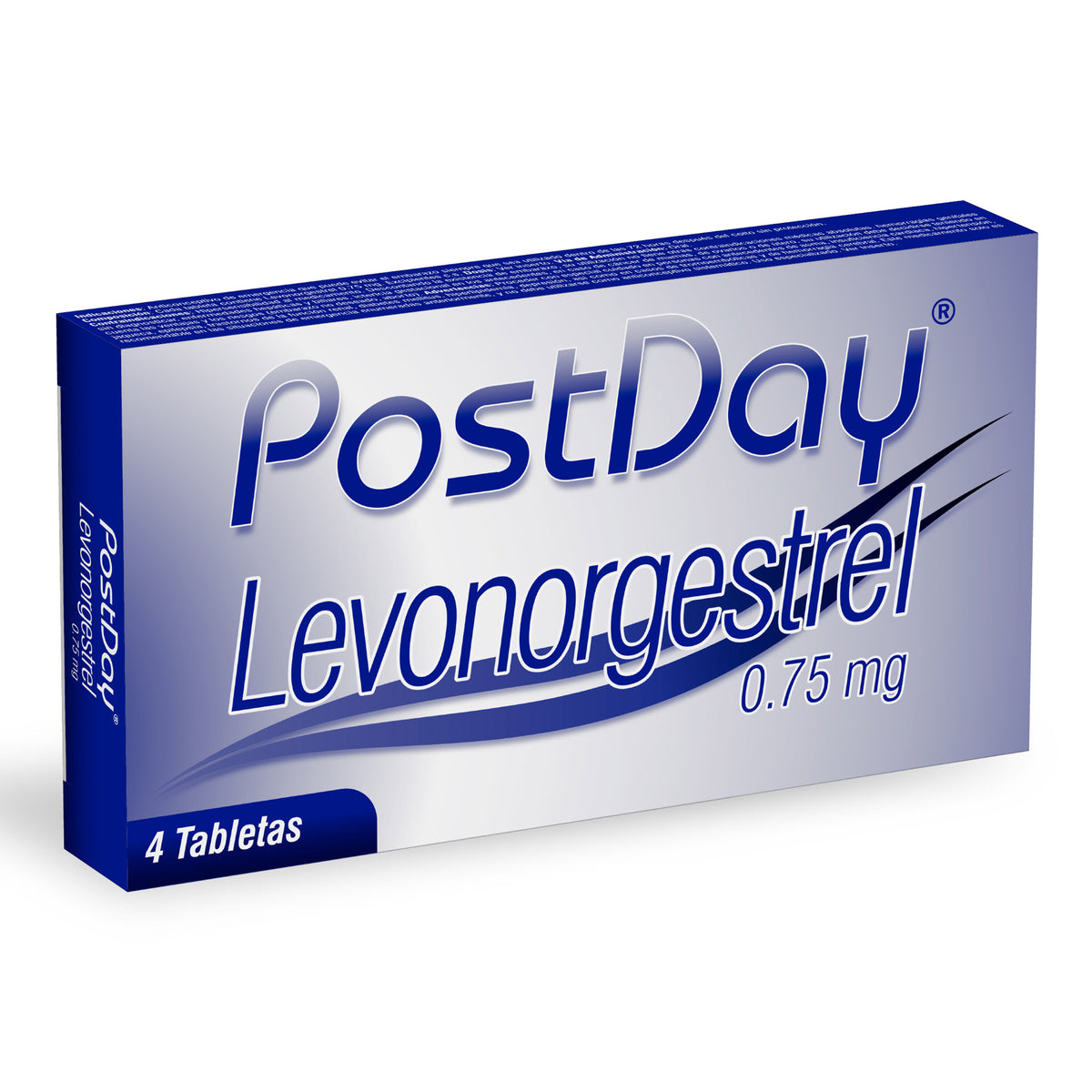POSTDAY 0.75MG 4 TBS - REG. INVIMA 2020M-0004157-R2