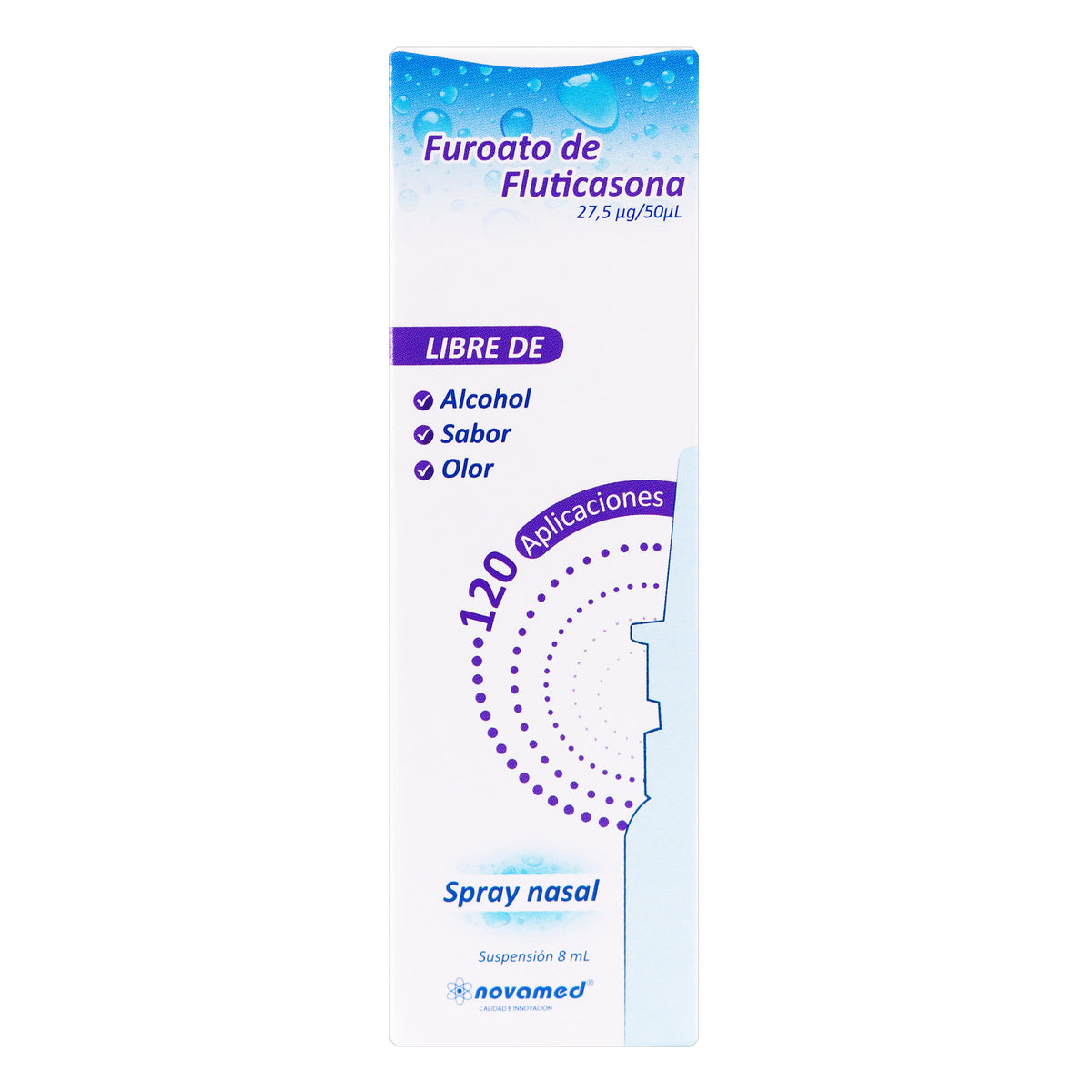 FUROATO DE FLUTICASON.120DOS 8ML - VENTA CON FORMULA MEDICA - REG. INVIMA 2019M-0019389