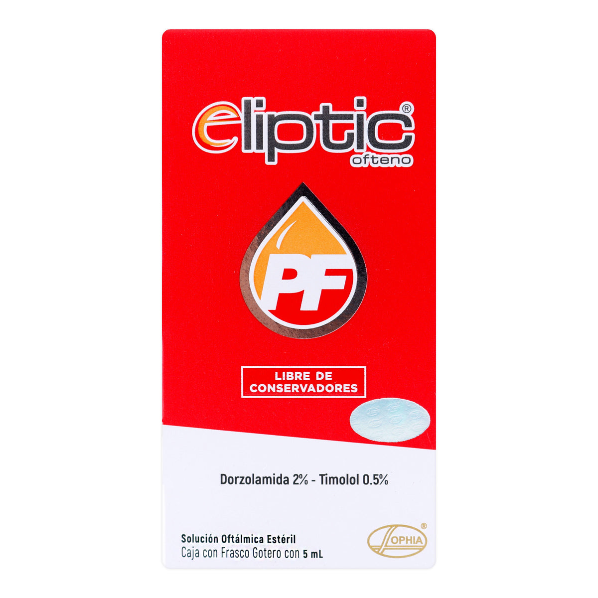 ELIPTIC OFTENO SOL.OFTALMICA 5 ML - REG. INVIMA 2020M-0019714