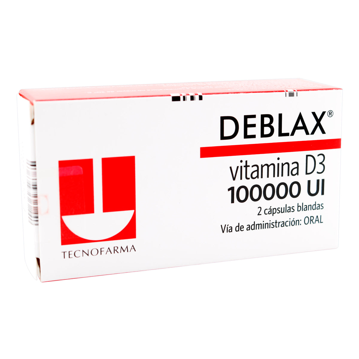 DEBLAX VITAMINA D3 100000 UI 2 CAPSULAS - REG. INVIMA 2019M19394