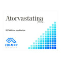 ATORVASTATINA 20 MG 30 TBS PC - VENTA CON FORMULA MEDICA
