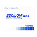 ESCILOM 20 MG 14 TBS - REG. INVIMA 2021M-0020342