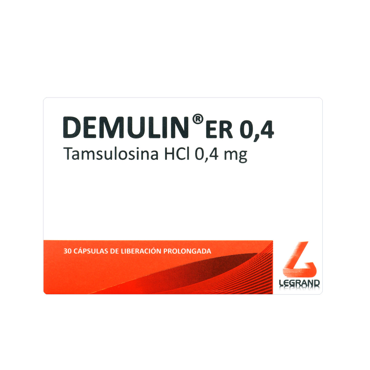 DEMULIN ER 0.4 30 TABLETAS - CLORHIDRATO DE TAMSULOSINA