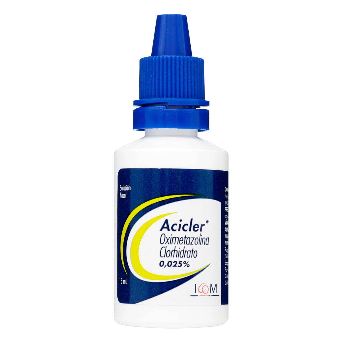 ACICLER 0.025% NINOS 15 ML ICOM - VENTA CON FORMULA MEDICA - REG. INVIMA 2021M-0020274
