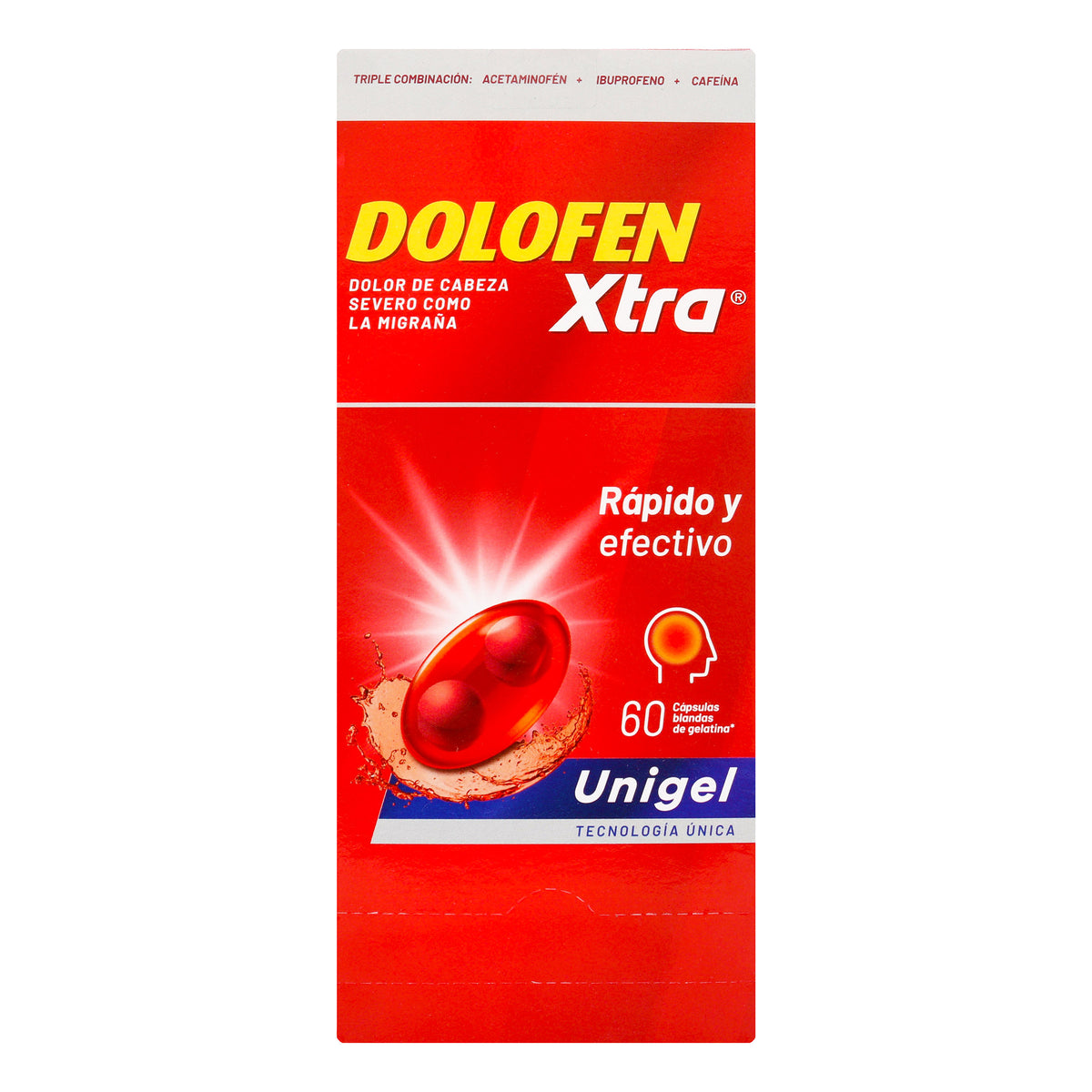 DOLOFEN XTRA 60 CAPSULAS UNIGEL - REG. INVIMA 2022M-0020786