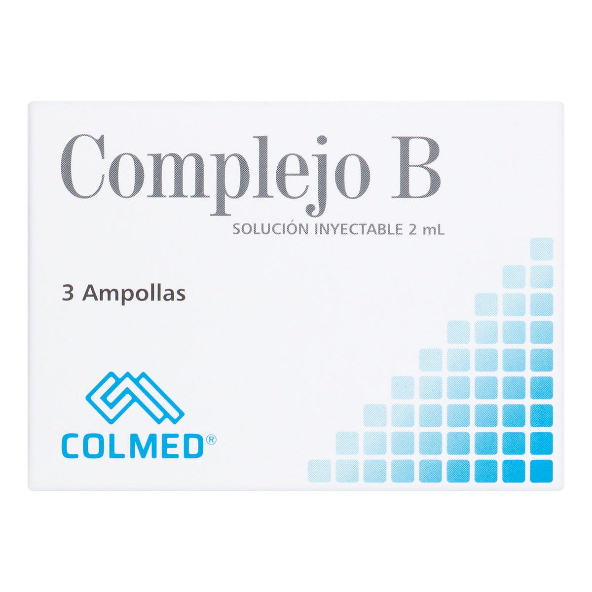 COMPLEJO B 2 ML  3 AMPOLLAS COLMED - REG. INVIMA 2019M-0009571-R1