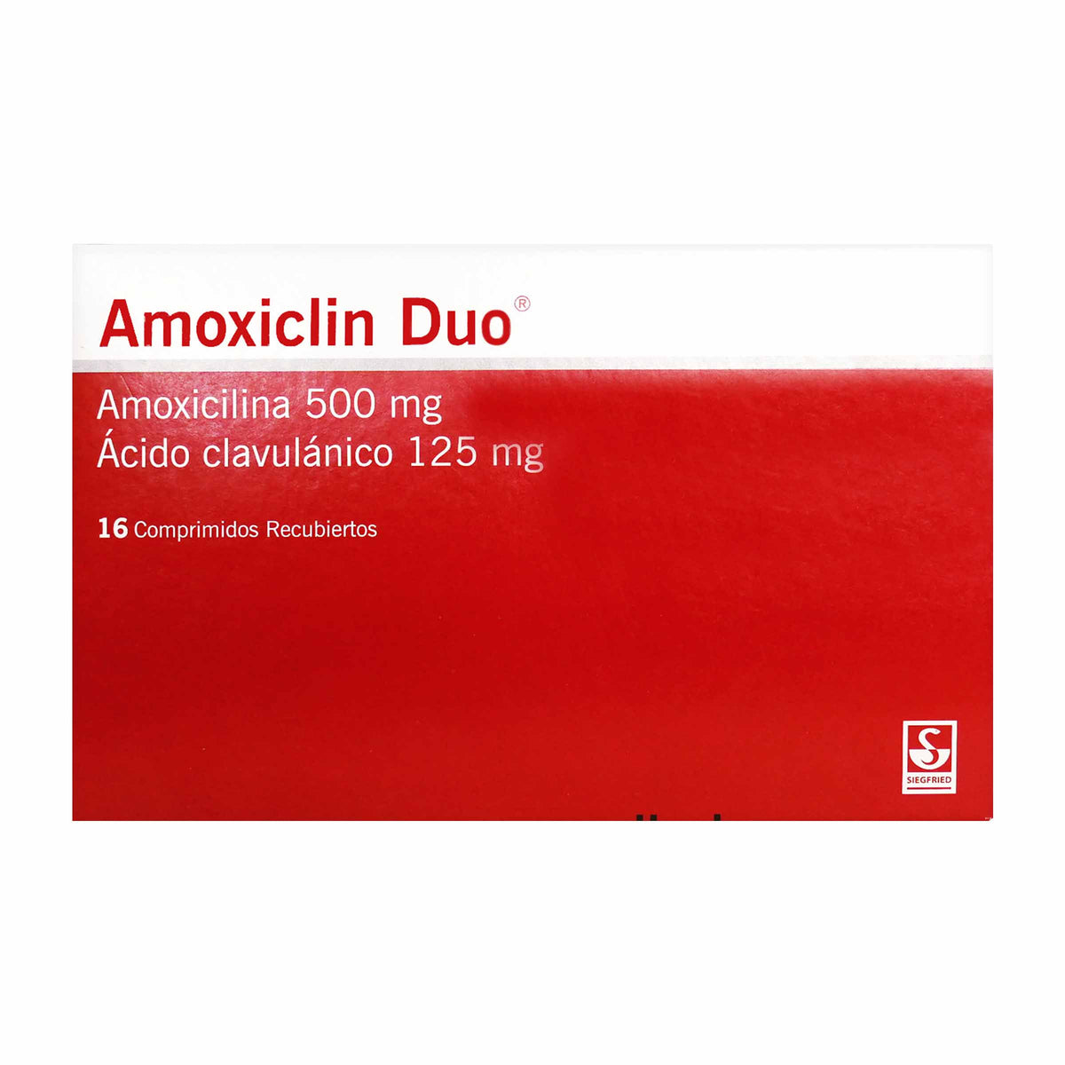 AMOXICLIN DUO 500MG/125MG 16 TBS REC - REG. INVIMA 2019M-0019114