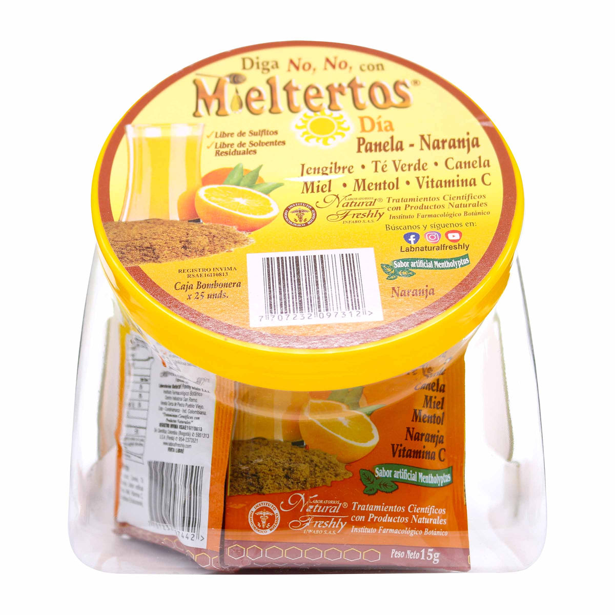 MIELTERTOS GRIPA DIA NARANJA 25SBS+BOMB. - REG. INVIMA NSA-0014069-2023
