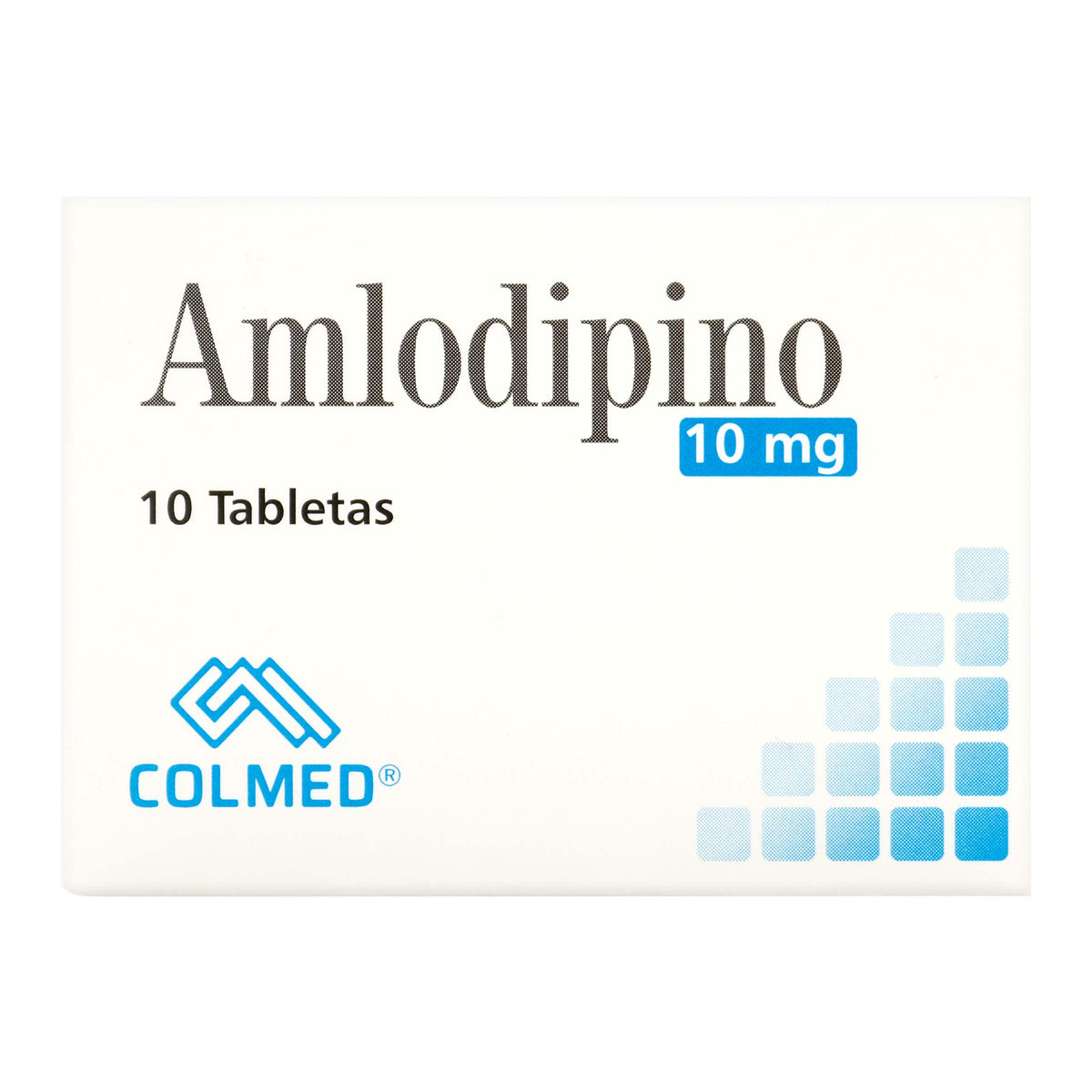 AMLODIPINO 10 MG 10 TBS PC - REG. INVIMA 2022M- 000771-R3