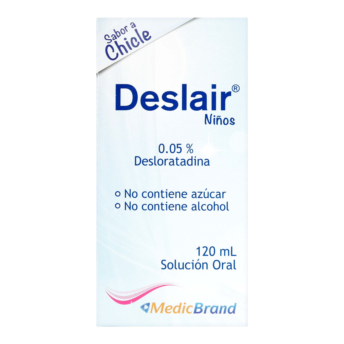 DESLAIR  0.05% SOL.ORAL CHICLE 120 ML