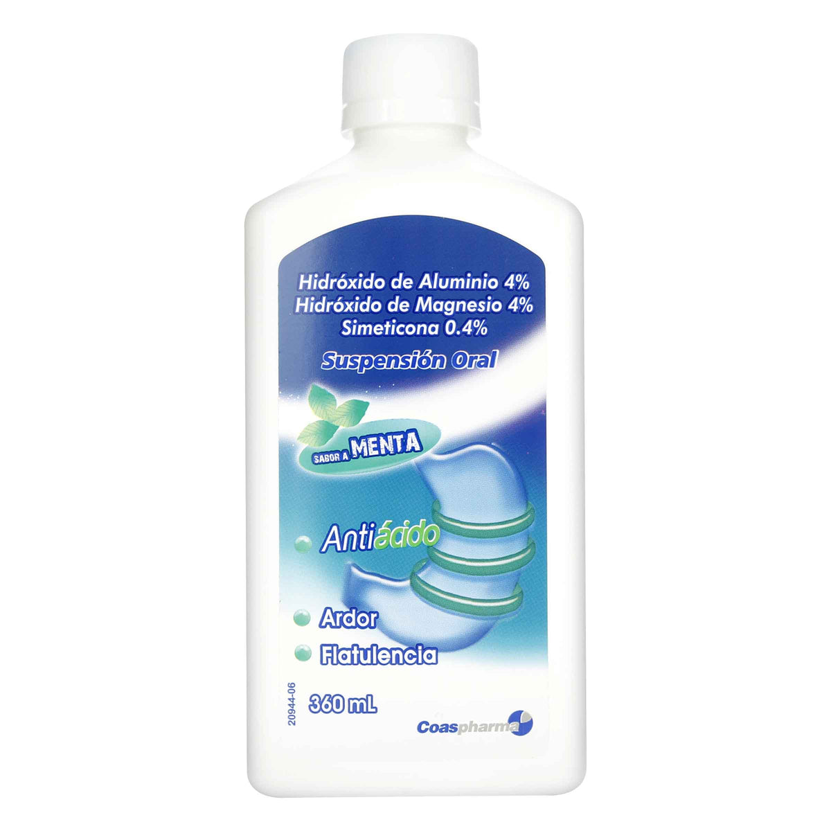 HIDROXIDO ALUMINIO+HIDROX MAG+SIM 360ML