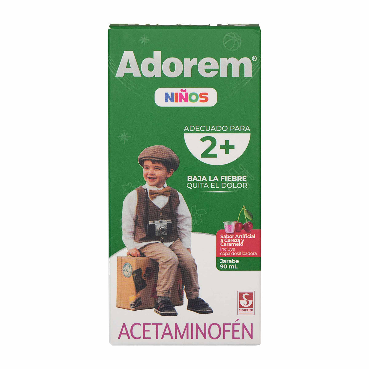ADOREM ACETAMINOFEN NINOS 2+JARABE 90 ML