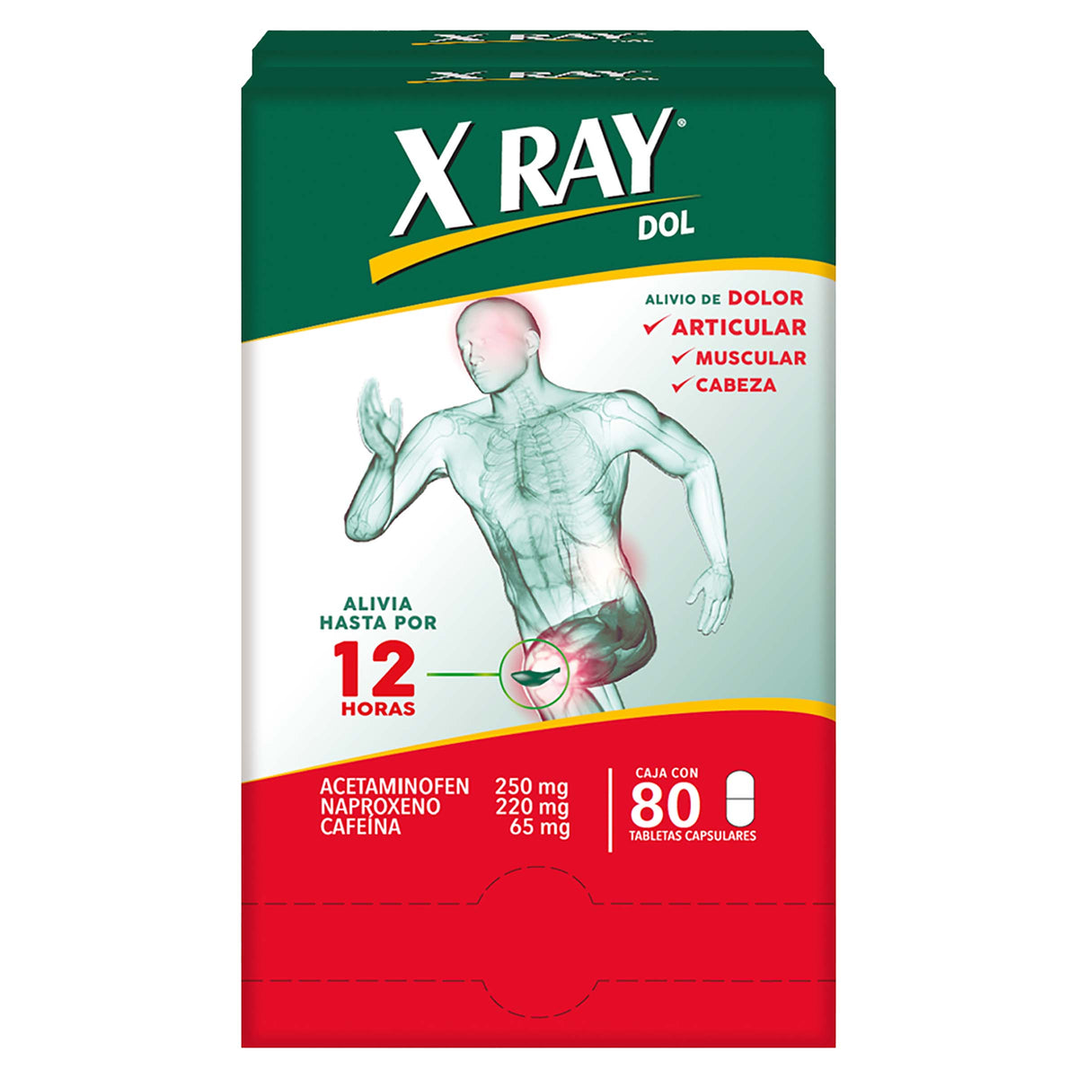 2X-RAY DOL 80 TABLETAS (SF)
