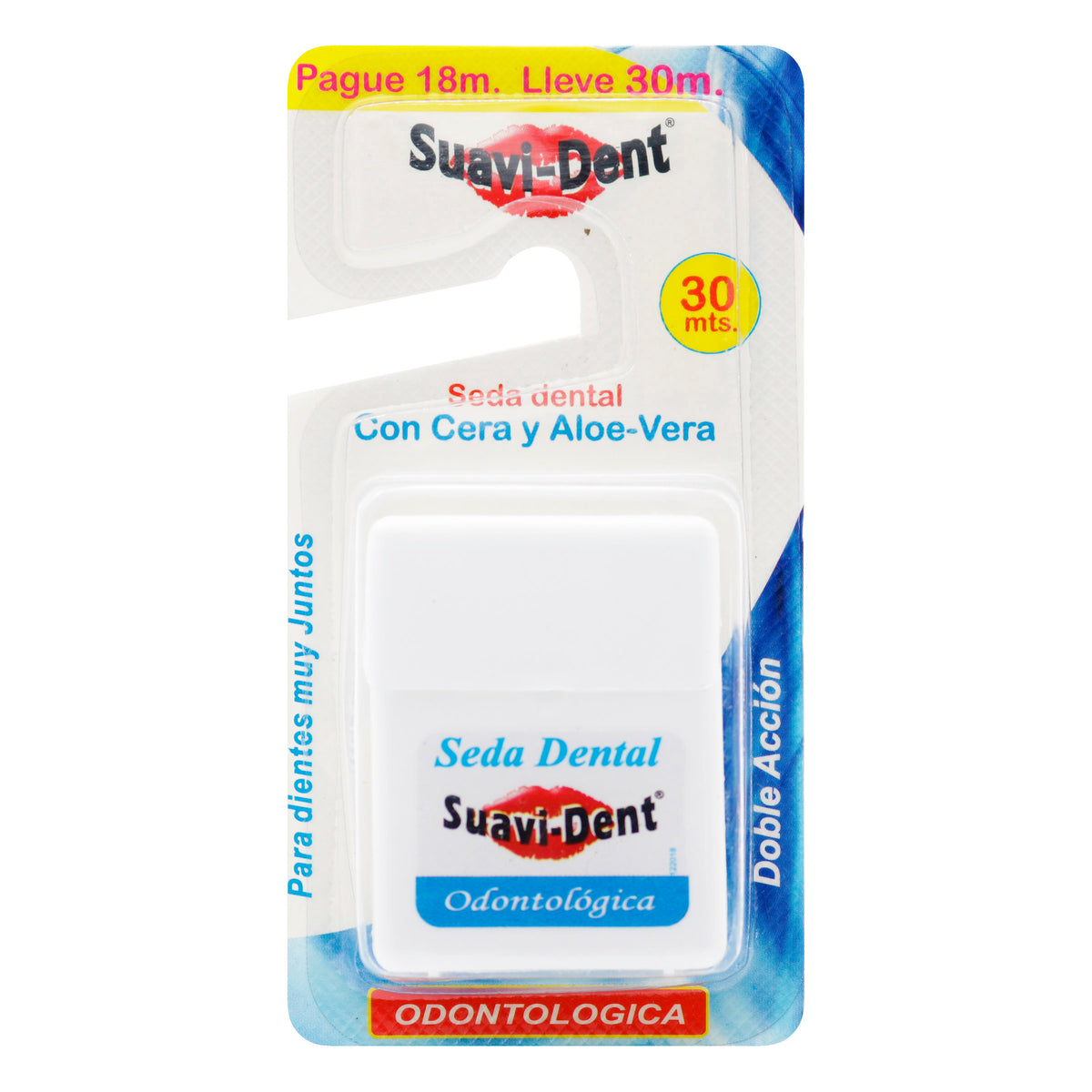 SUAVIDENT DENTAL FLOSS W/ ALOE P.18 Y.30