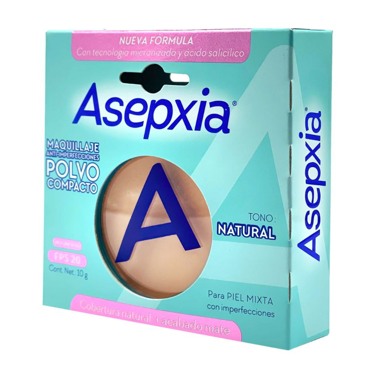 POLVO COMPACTO ASEPXIA BB NATURAL - REG. INVIMA NSOC45200