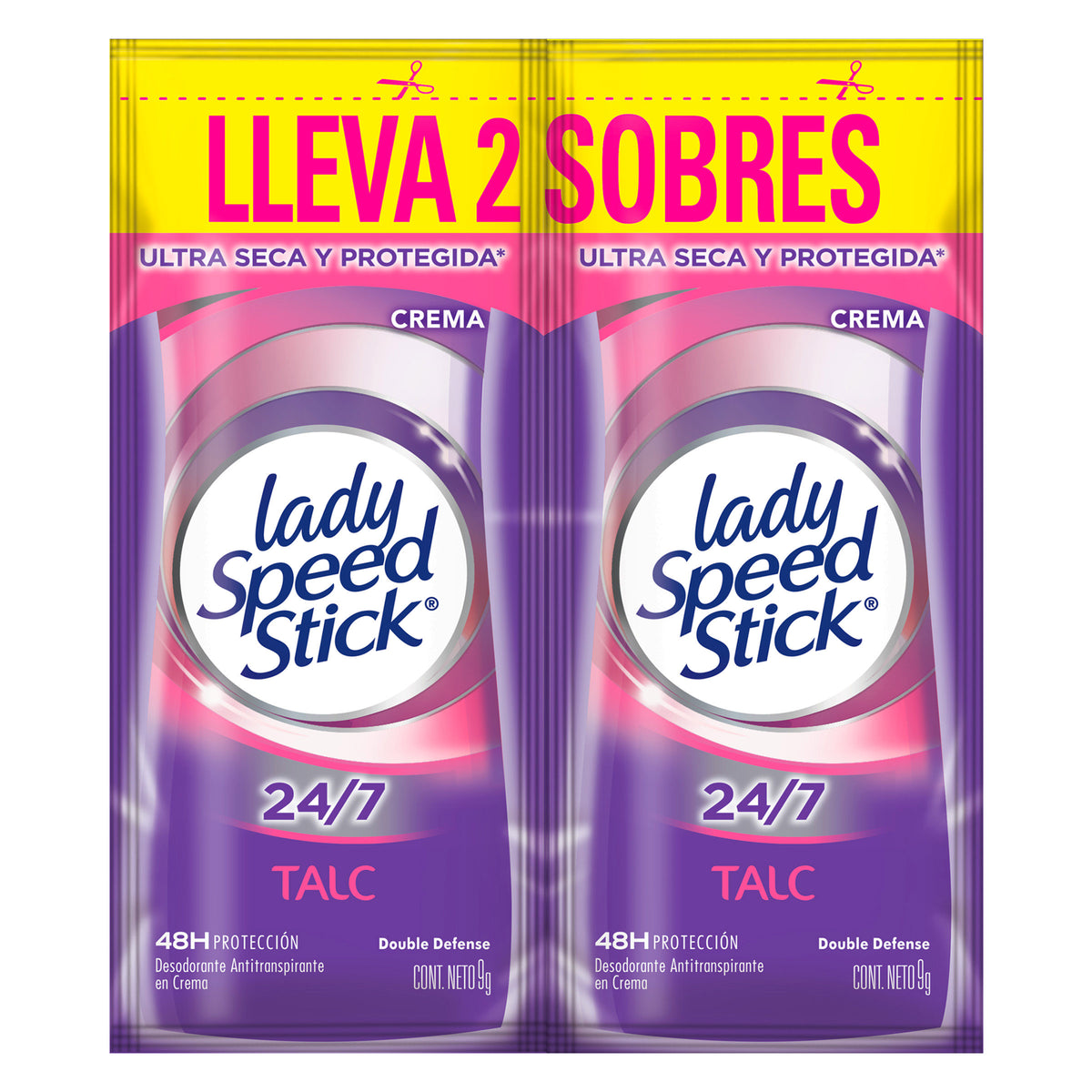 DTE.LADY SP.TALC CRE.DUO 9GR 18 SBS.S.O - REG. INVIMA NSOC36412-10CO