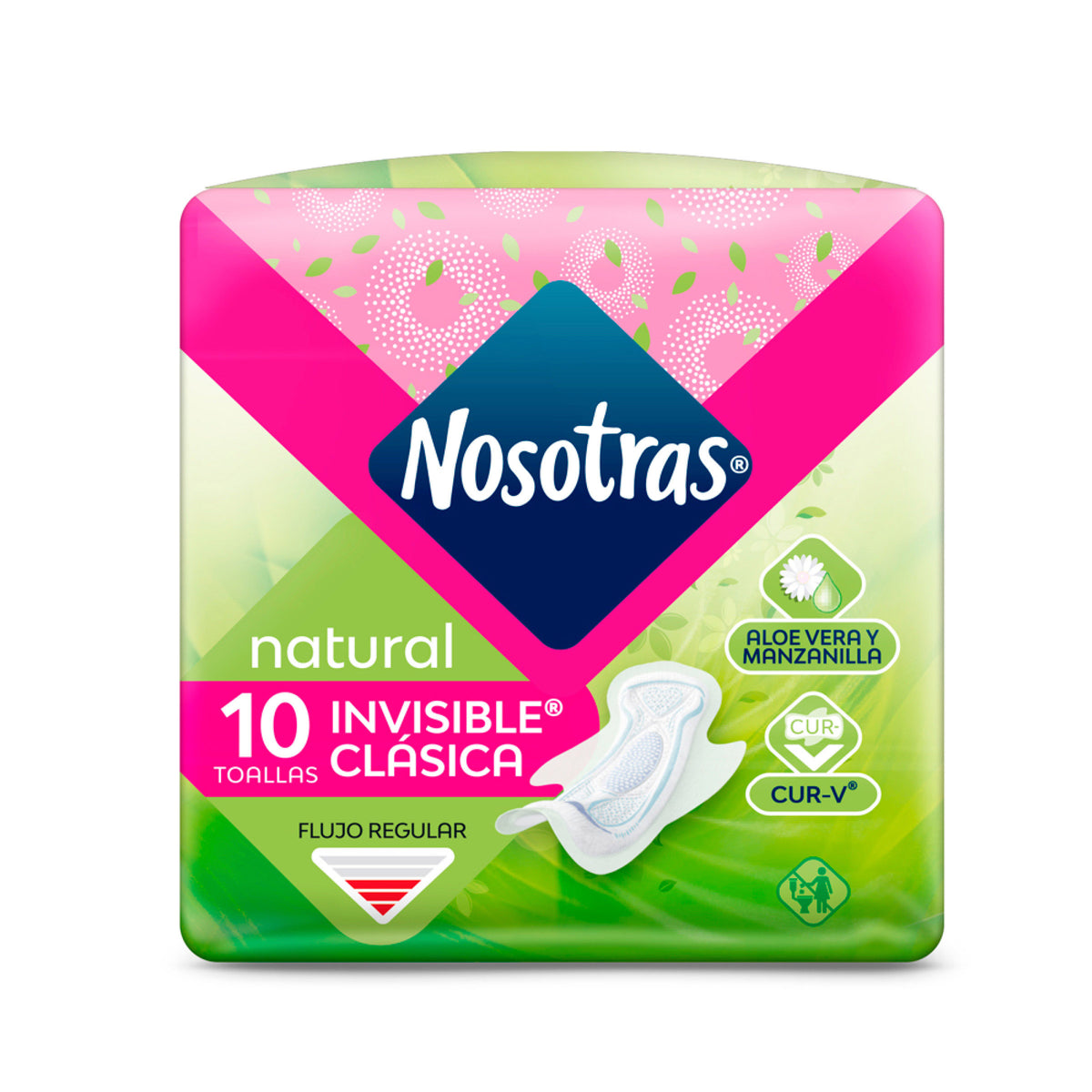 TOA.NOSOTRAS NAT. INV.CLAS.TELA 10UDS - REG. INVIMA NSOA9698-21CO