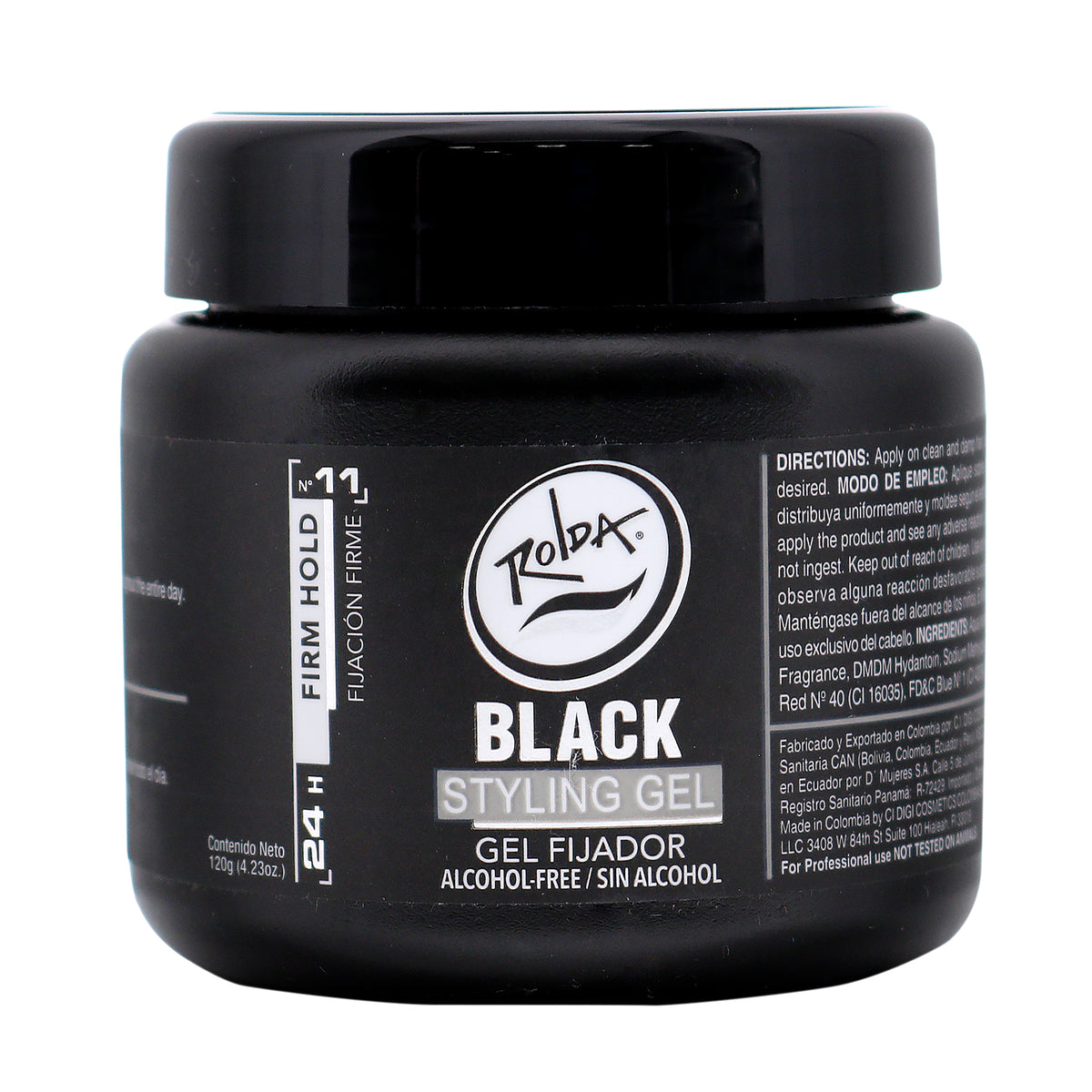 GEL ROLDA RADICAL BLACK 120 GR - REG. INVIMA NSOC39267-10CO