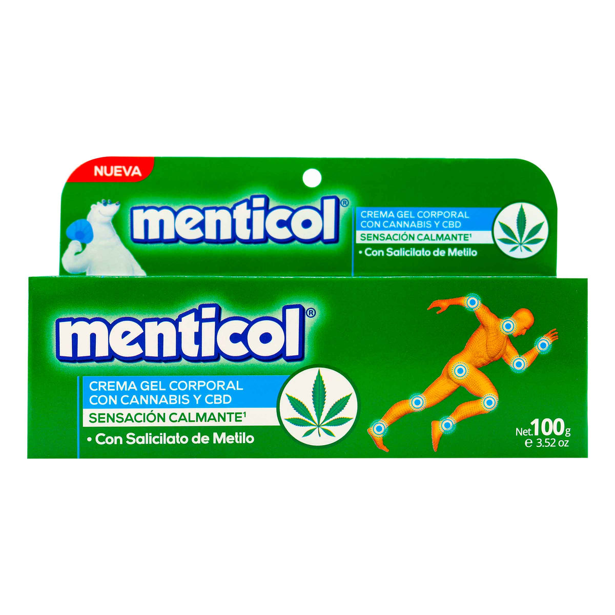 CRE.GEL CORPORAL MENTICOL CANNABIS 100GR - REG. INVIMA NSOC03261-20CO