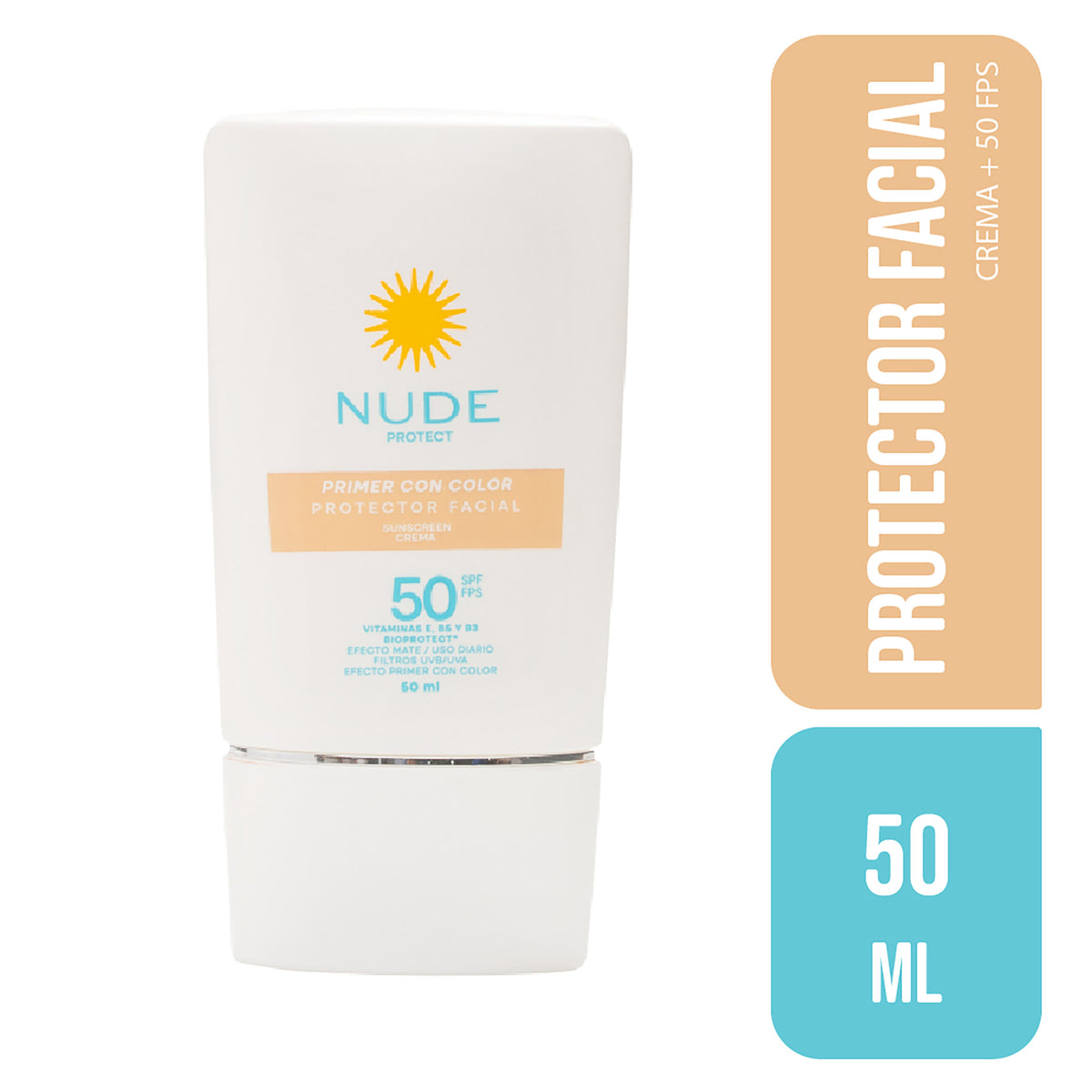 PROT NUDE SPF50 FAC.COLOR BIOPRO 50ML - REG. INVIMA NSOC99197-20CO