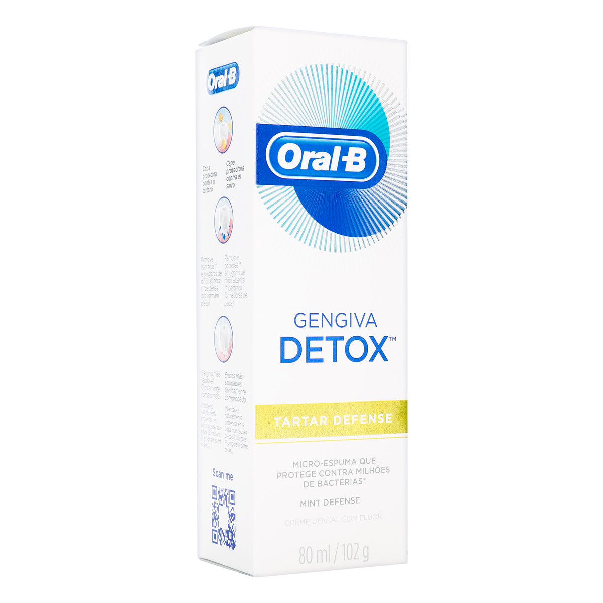ORAL B DENTIFRICE GUMS DETOX 80 ML