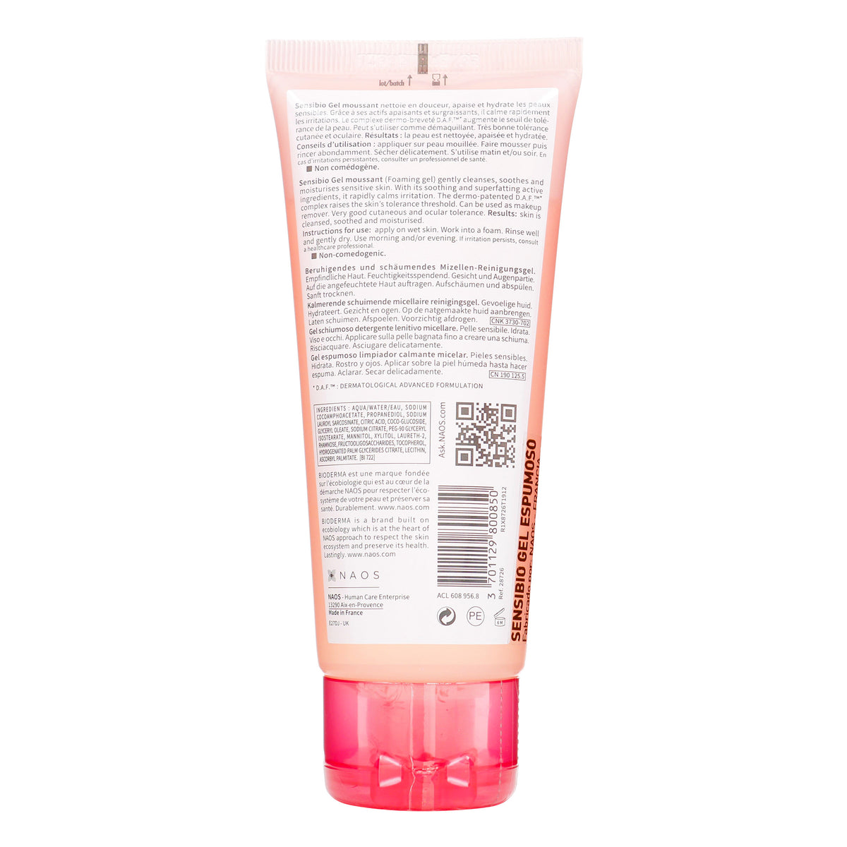 BIODERMA SENSIBIO GEL MOUSSANT 100 ML