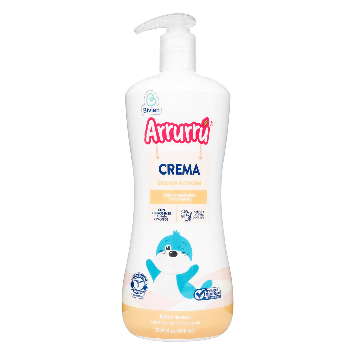 CREMA ARRURRU DELICADA NUTRICION 800ML - REG. INVIMA NSOC14918-22CO