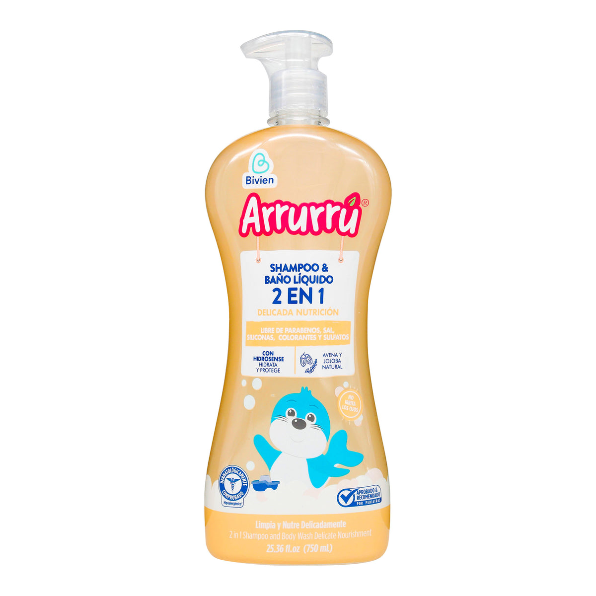 CHA Y BANO LIQ. 2EN1 ARRU. DEL NUT 750ML - REG. INVIMA NSOC14899-22CO