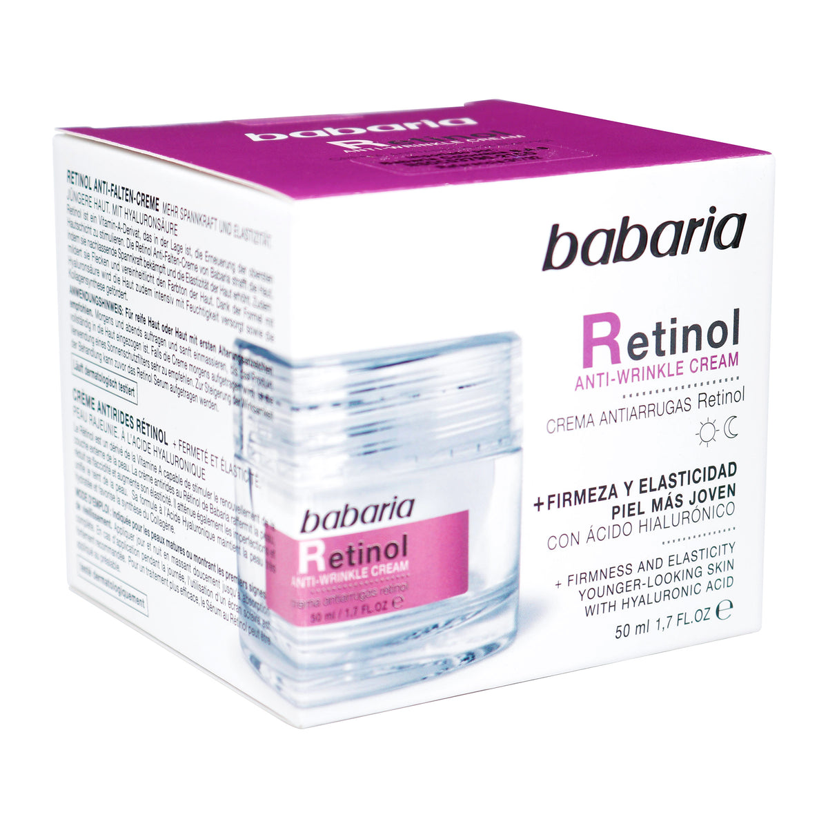 CREMA FACIAL BABARIA RETINOL 50 ML - REG. INVIMA NSOC03790-21CO