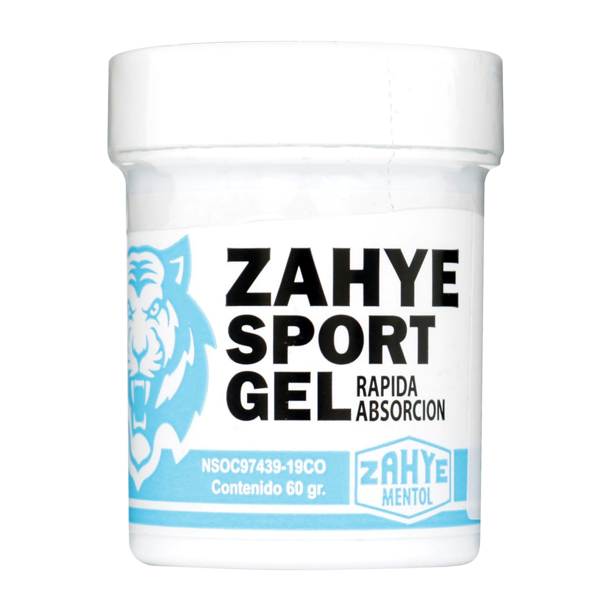 ZAHYE SPORT GEL 60 GR - REG. INVIMA NSOC97439-19CO