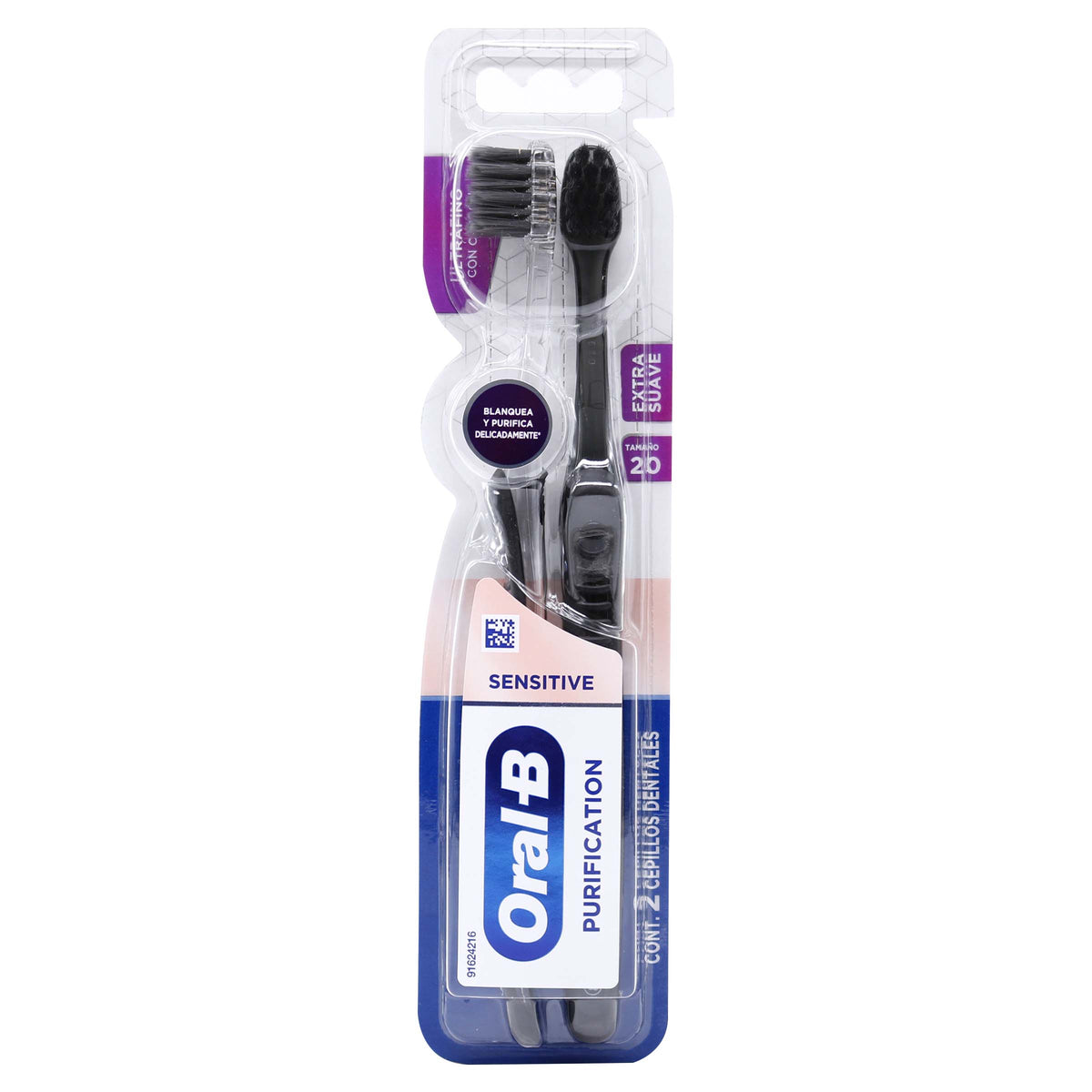 2 CEP.ORAL-B SENS.PURIFICATION EXT.SUAVE - REG. INVIMA 2019DM-0019696