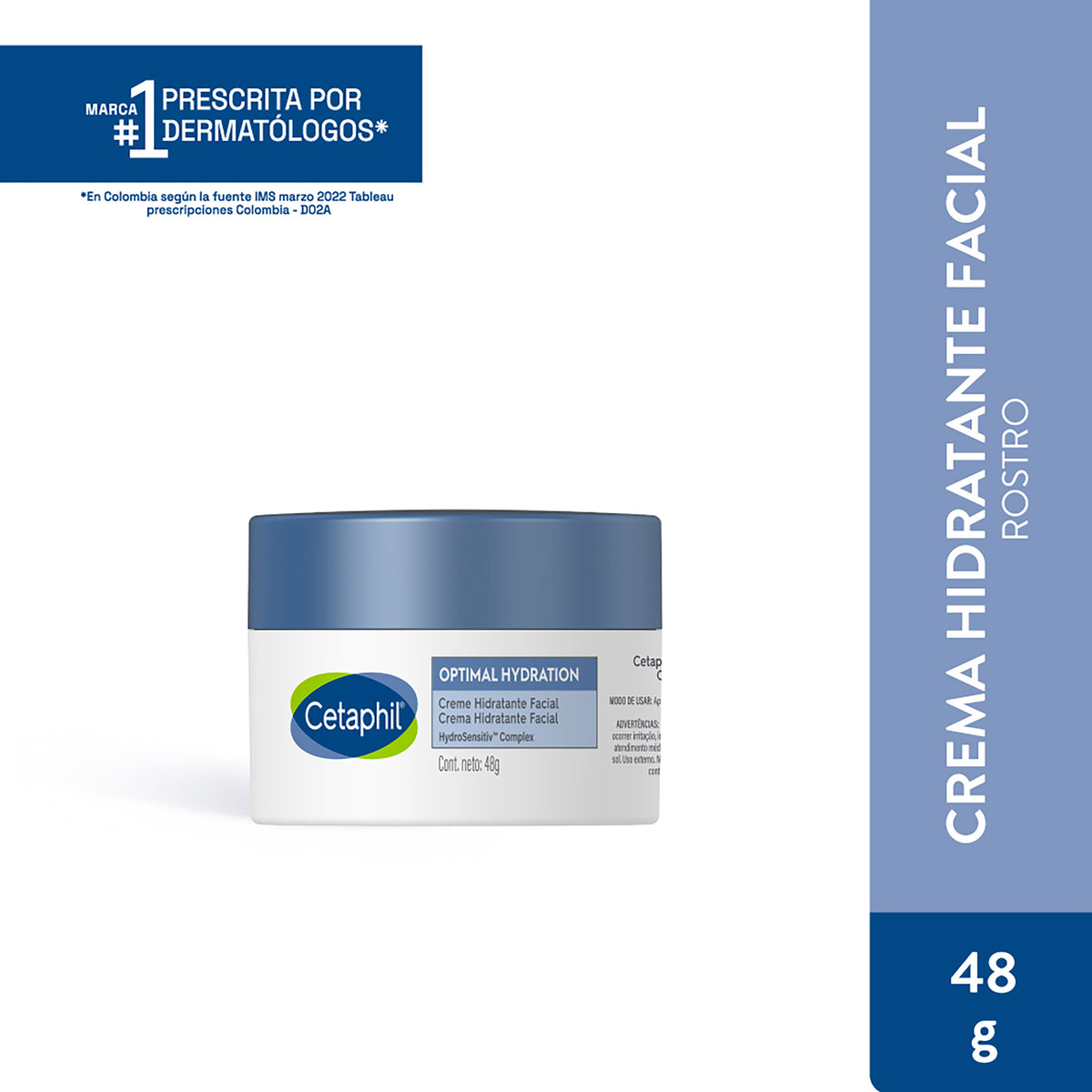 CRE.CETAPHIL OPT.HYDRAT.FACIAL NOCHE 48G - REG. INVIMA NSOC07725-21CO