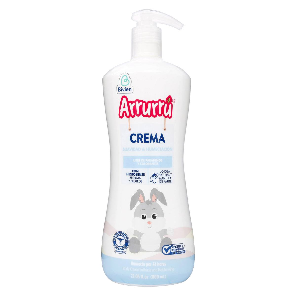 CRE.ARRURRU SUAVIDAD.HUMECTACION 800 ML - REG. INVIMA NSOC14825-22CO