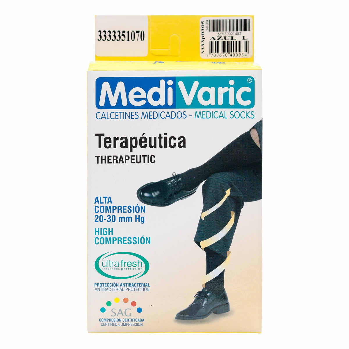 CALCETIN MEDIVARIC HOM L AZU ALT COM NTI - REG. INVIMA 2021DM-0007944-R1