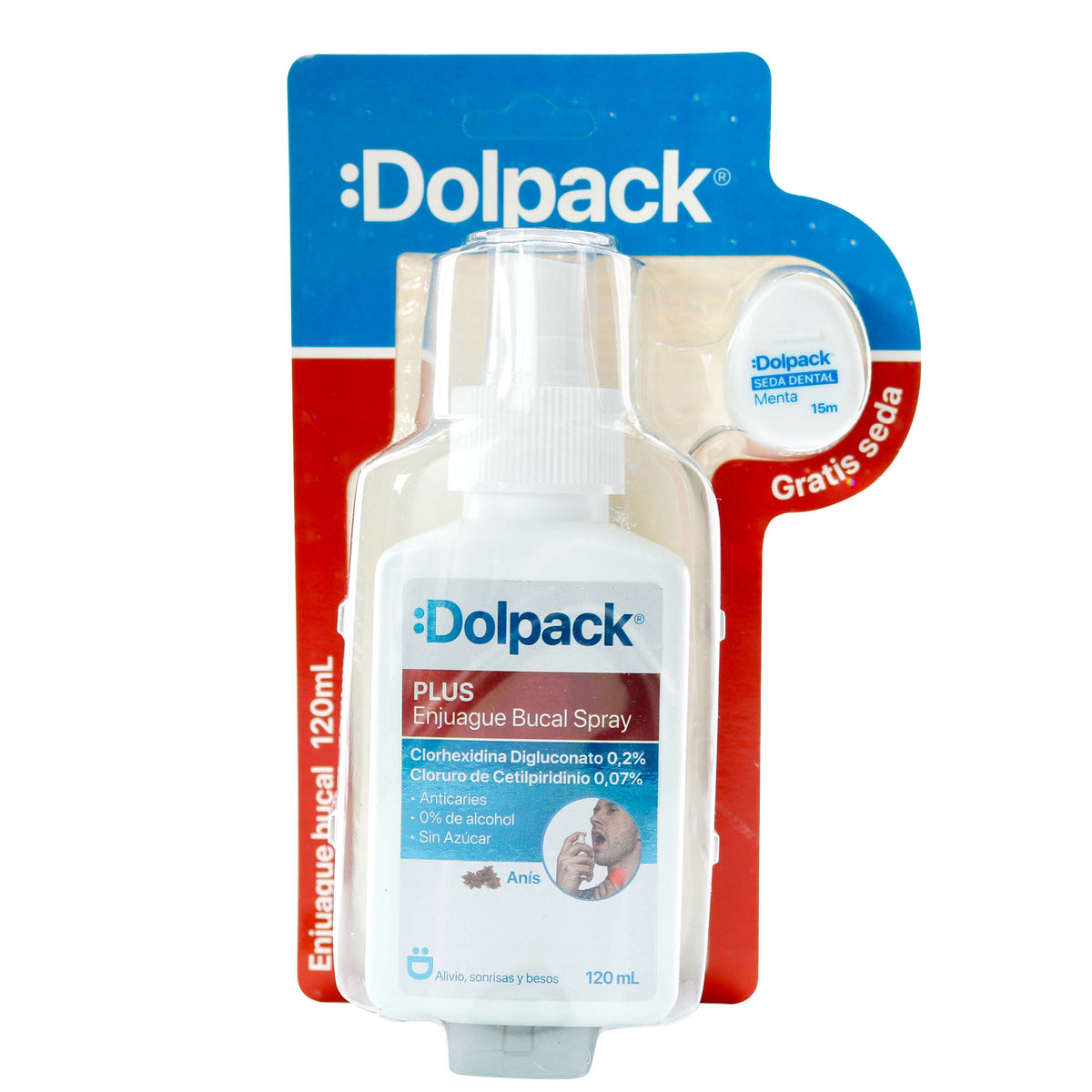 MOUTHWASH BUC.CLORHEX DOLPACK 0.2 SPR.120ML+SE