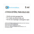 JERINGA 5 ML 21GX1 1/2 100 UND AMALGADE.